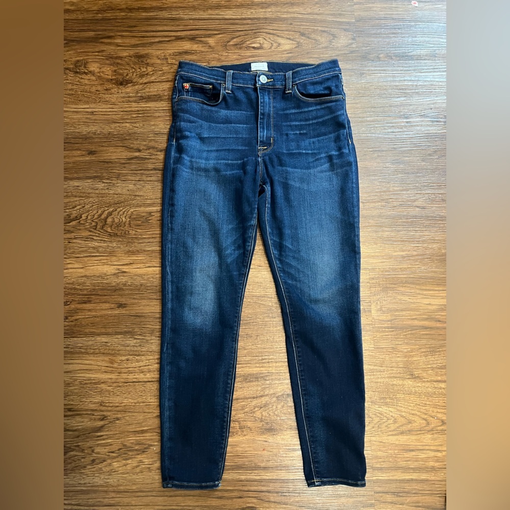 Hudson Jeans Dark Blue Skinny Leg Denim Barbara high waist skinny ankle - Picture 2 of 10